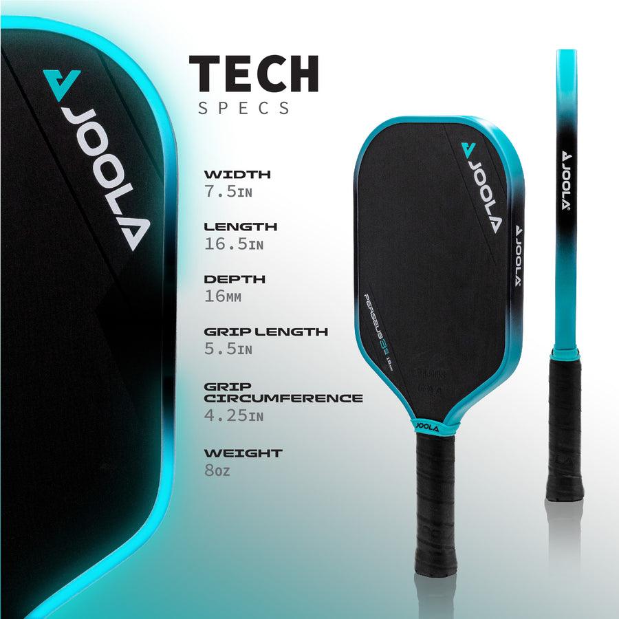 JOOLA Persues 3S (16mm) Pickleball Paddle