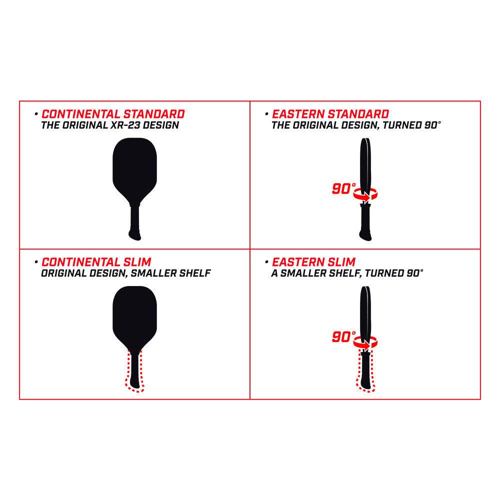 ProXR Raw Carbon 16 Pickleball Paddle