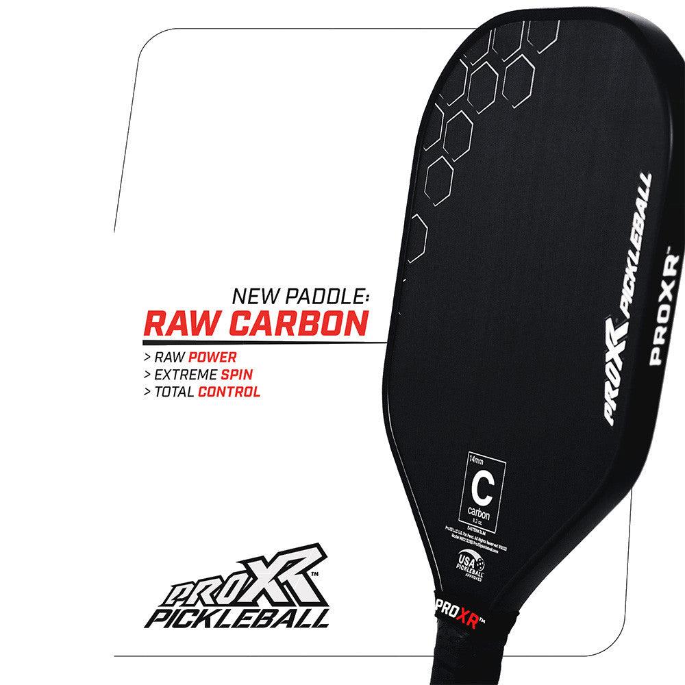 ProXR Raw Carbon 16 Pickleball Paddle