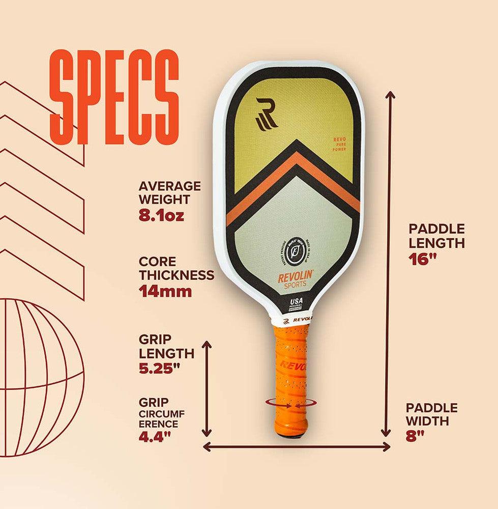 REVOLIN Revo Pure Power Pickleball Paddle