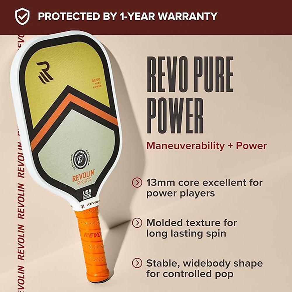 REVOLIN Revo Pure Power Pickleball Paddle