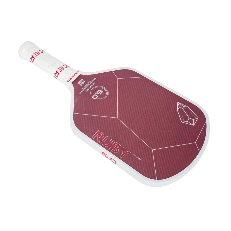 Six Zero Ruby (14mm) Pickleball Paddle