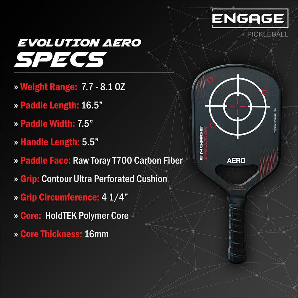 Engage Evolution Aero Pickleball Paddle